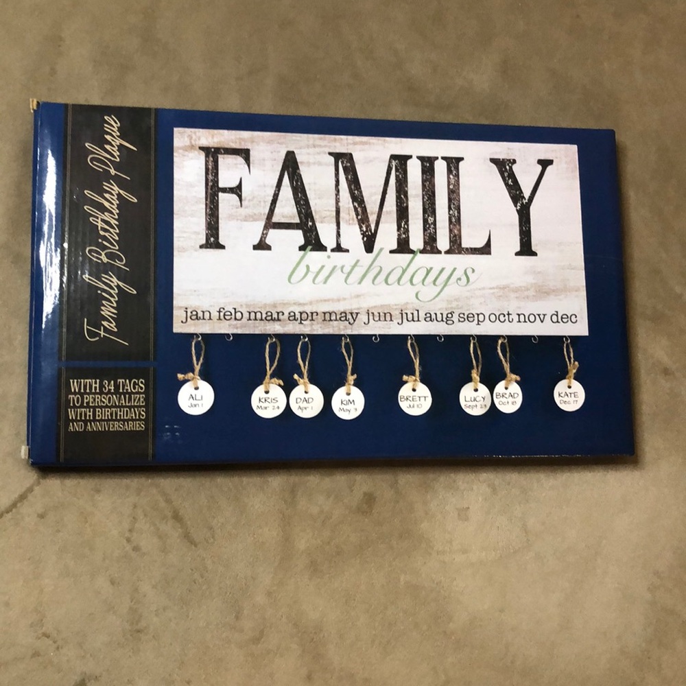 Family Birthday Decoration